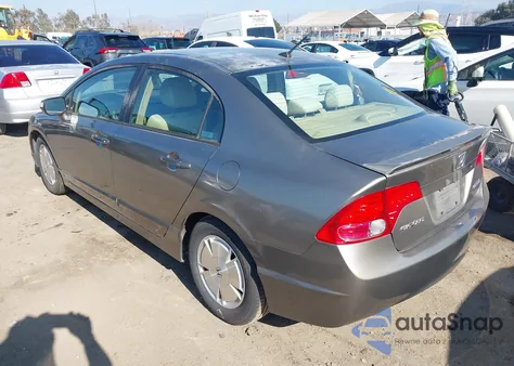 2006 Honda Civic Hybrid from USA, damaged, VIN JHMFA36236S012494